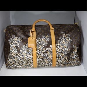 VINTAGE LOUIS VUITTON KEEPALL55 BANDOULIERE CUSTOM